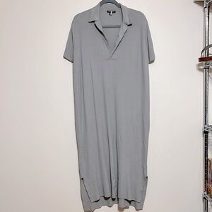 James Perse LA Gray Short Sleeve Dress Sz Medium